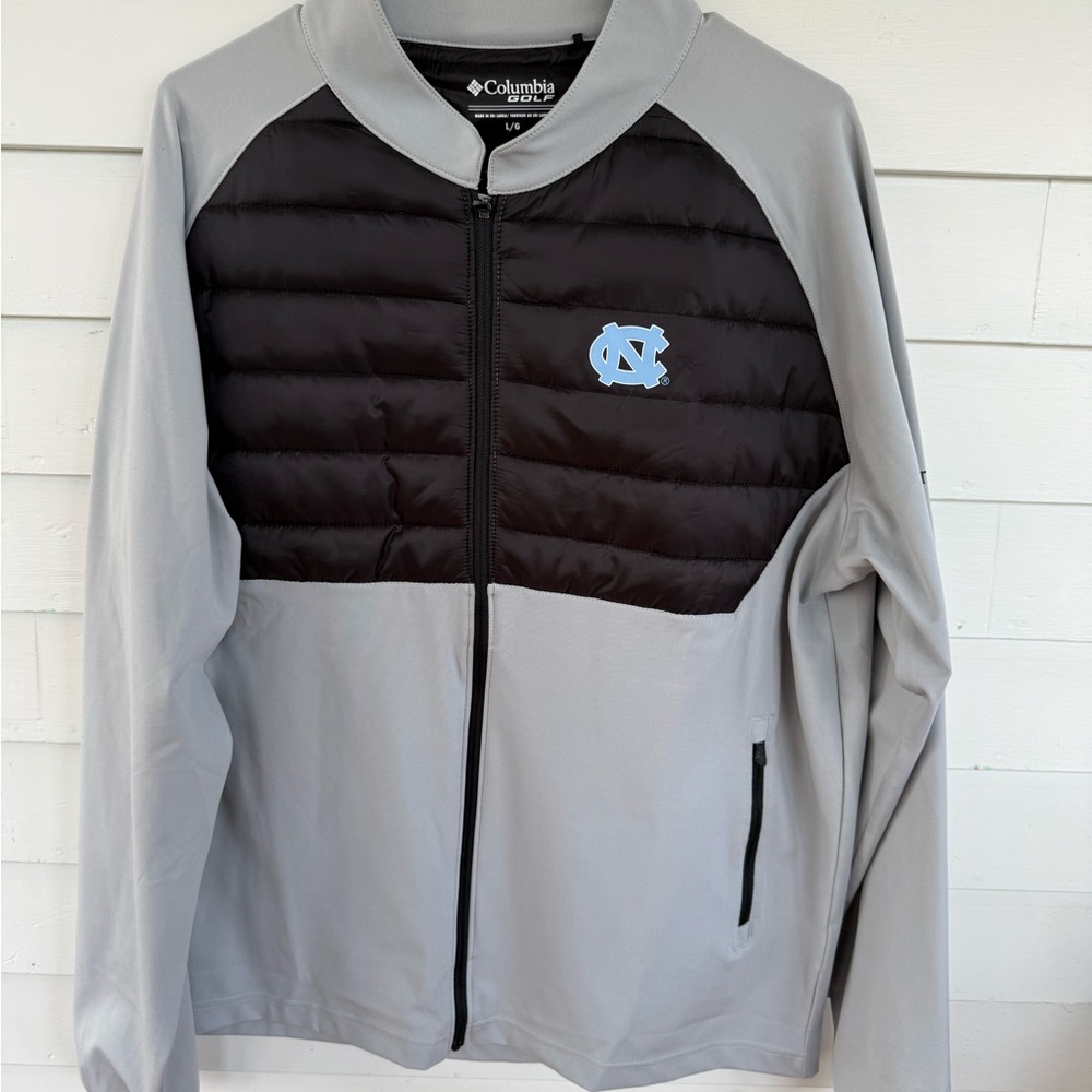 UNC Men's Gray and Black Jacket